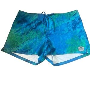 Realtree Blue and Green Fishing Shorts